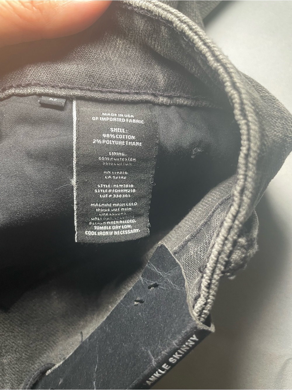 Helmut Lang Men's Skinny Jeans in Washed Gray - Picture 3 of 8